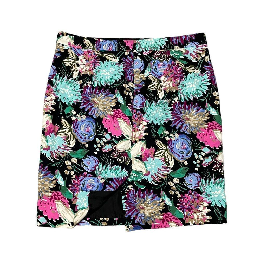 NWT J. Crew Floral Pencil Skirt - Picture 3 of 5